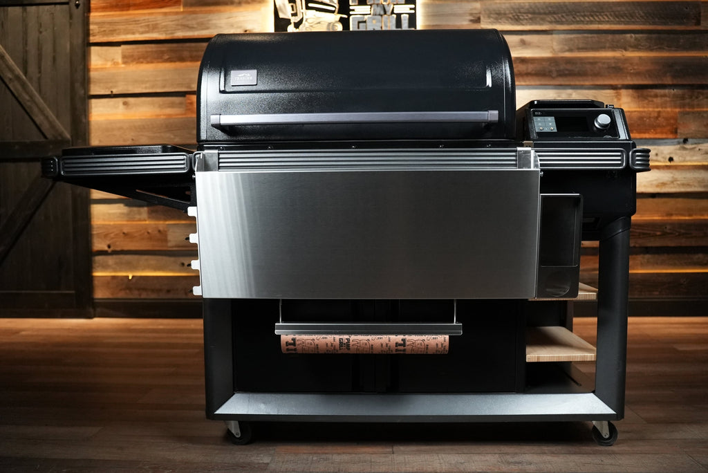 Tactical Stainless Folding Front Shelf for Traeger Timberline XL