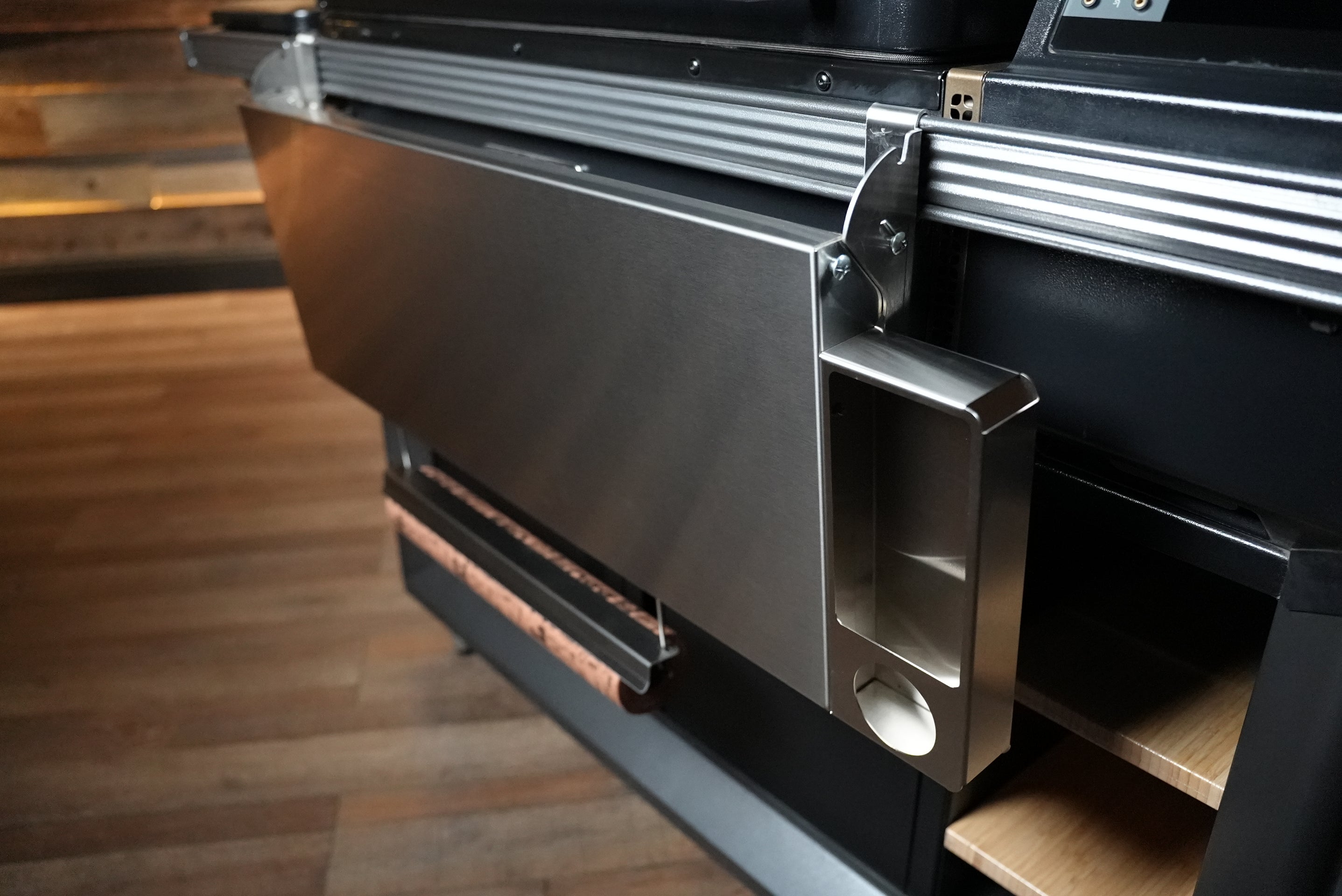 Tactical Stainless Folding Front Shelf for Traeger Timberline XL