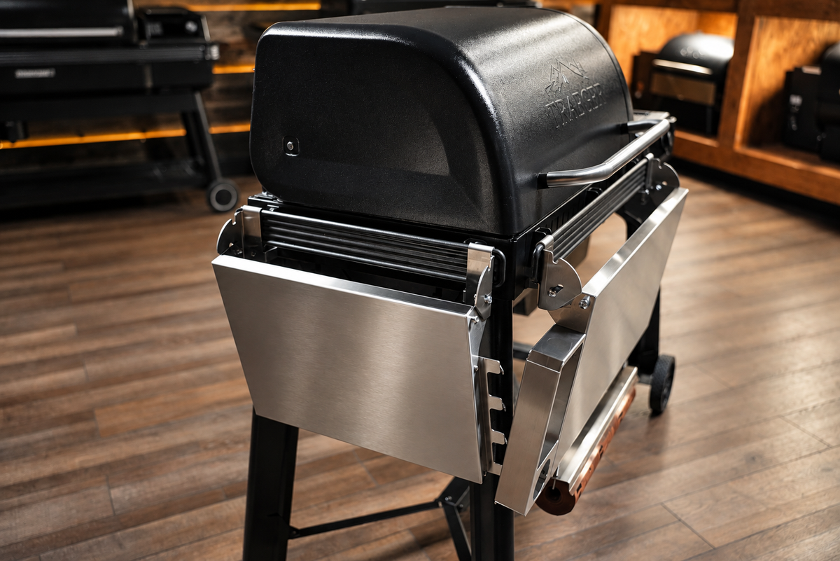 Traeger Woodridge / Pro / Pro Plus / Elite | Pimp My Grill® Tactical Stainless Side Shelf