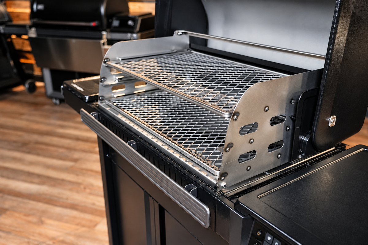 Traeger Woodridge Pro / Pro Plus / Elite | Pimp My Grill® G3 Slide-Out Rack System - 2 Racks