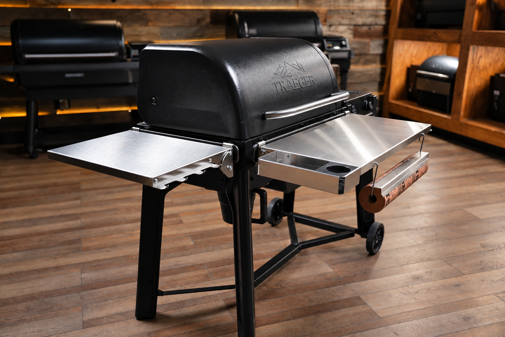 Traeger Woodridge / Pro / Pro Plus / Elite | Pimp My Grill® Tactical Stainless Side Shelf