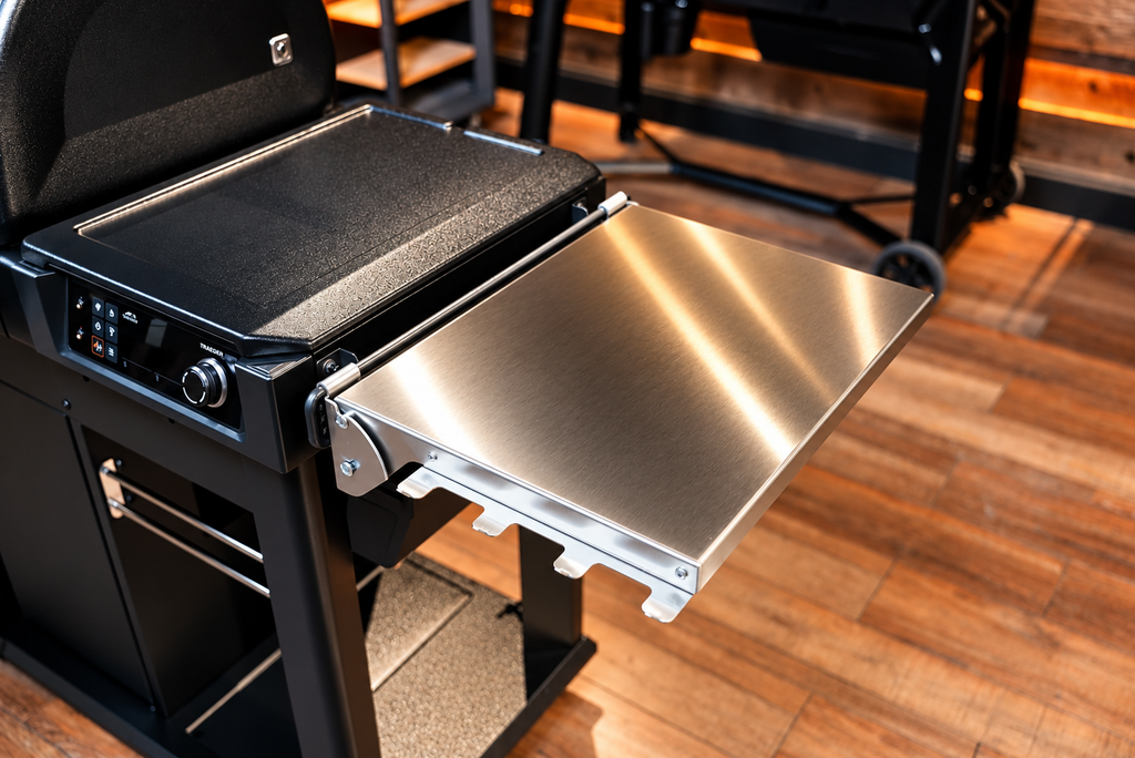 Traeger Woodridge / Pro / Pro Plus / Elite | Pimp My Grill® Tactical Stainless Side Shelf