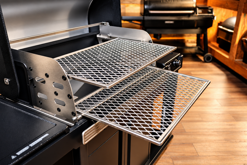 Traeger Woodridge Pro / Pro Plus / Elite | Pimp My Grill® G3 Slide-Out Rack System - 2 Racks
