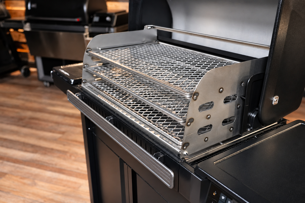 Traeger Woodridge Pro / Pro Plus / Elite | Pimp My Grill® G3 Slide-Out Rack System - 3 Racks