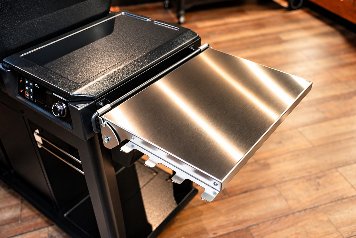 Traeger Woodridge / Pro / Pro Plus / Elite | Pimp My Grill® Tactical Stainless Side Shelf