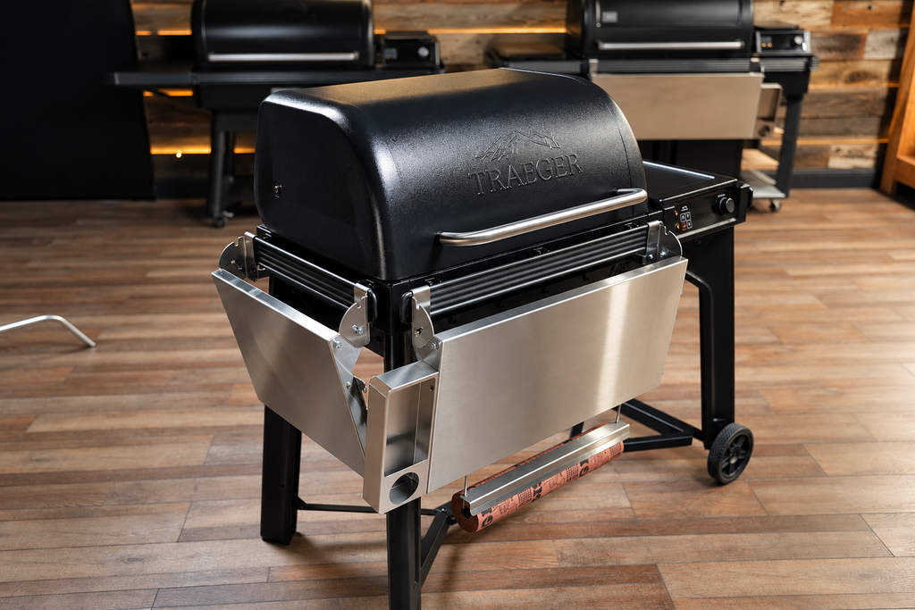 Traeger Woodridge / Pro / Pro Plus / Elite | Pimp My Grill® Tactical Stainless Side Shelf